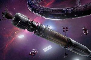 Asgardia unveiled a plan to build a fleet of 'cosmic Noah’s arks' orbiting the Earth, at a cost of roughly £100bn a piece (Photo: James Vaughan/Asgardia/PA Wire)