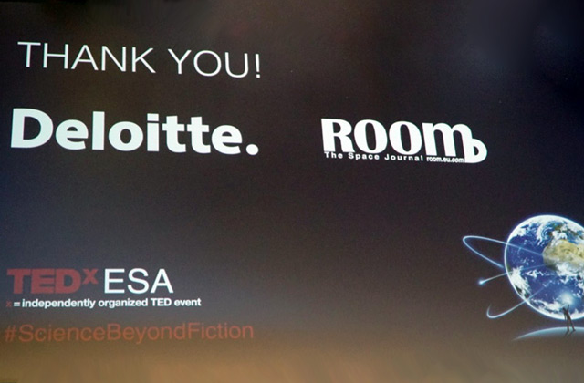 «ROOM» на шоу, организованном «TEDx» совместно с Европейским космическим агентством - «Наука за пределами фантастики»