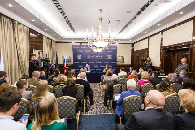 Пресс-конференция в Москве, посвященная году становления Асгардии
