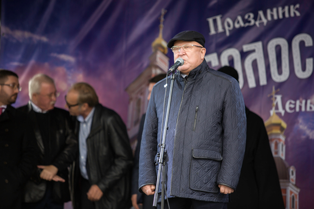 Валерий Шанцев на сцене праздника  «Город мастеров»