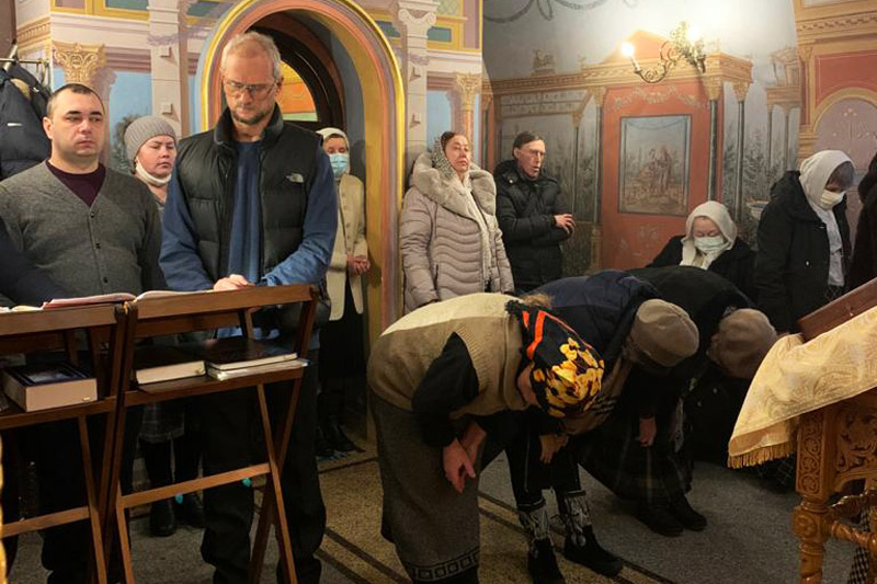 Праздничная служба на Богоявление в Обители святой Елисаветы в Покровском-Стрешневе