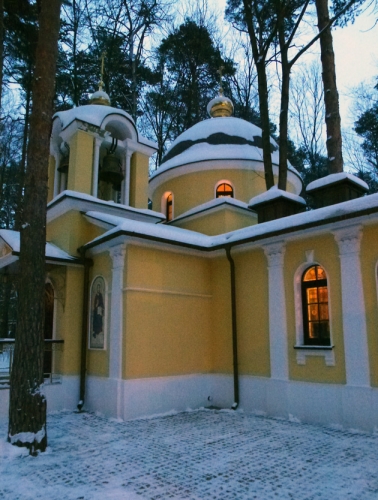 Фасад Храма Святой Елисаветы в Покровском-Стрешневе