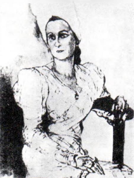 Н. Бурова. Автопортрет Н. Бурова. Автопортрет