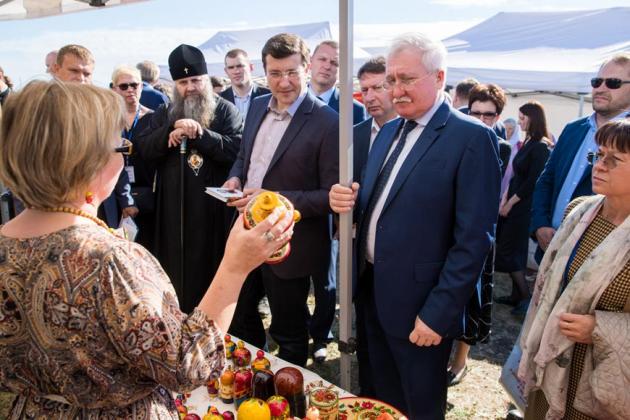 На празднике «Голос традиций в селе Хирино На празднике «Голос традиций в селе Хирино