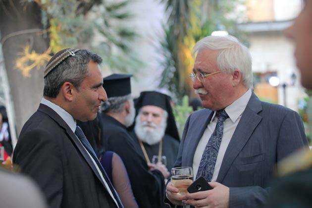 Министр по делам Иерусалима Зеэв Элькин и Директор ИППО в Израиле Игорь Ашурбейли