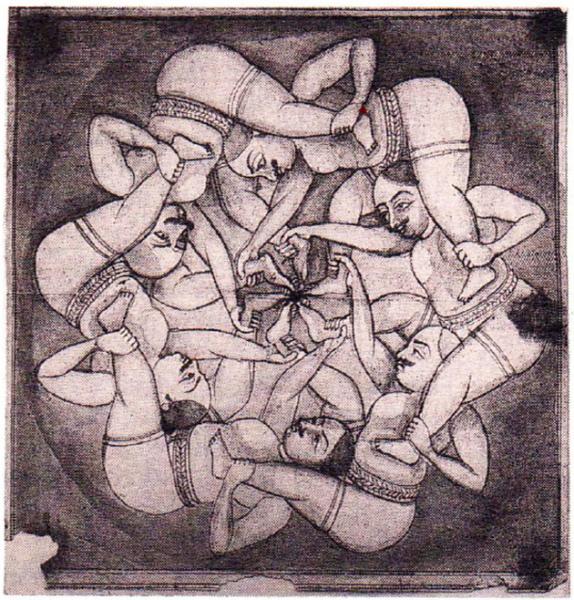 «Колесо времени». Индийская миниатюра «Колесо времени». Индийская миниатюра