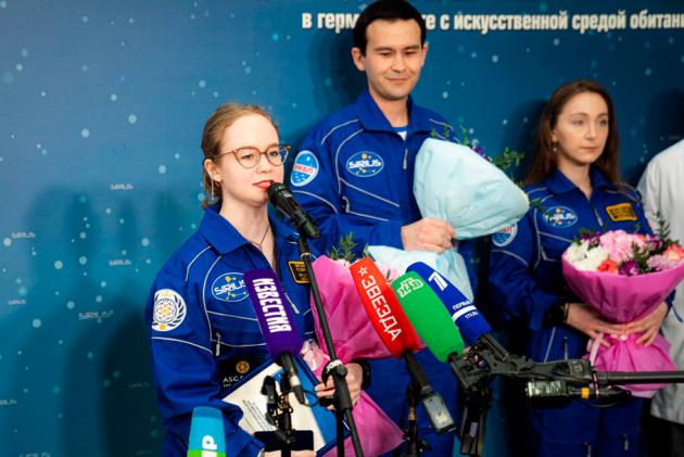 SIRIUS-23. Испытатели выходят из гермообъекта после годовой изоляции. Брифинг 14 ноября 2024 года