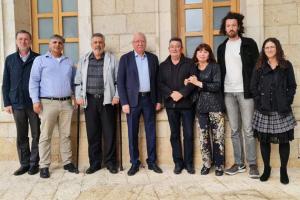 На встрече Игоря Ашурбейли с членами Совета ИППО Государства Израиль на Сергиевском подворье 19 ноября 2021 год
