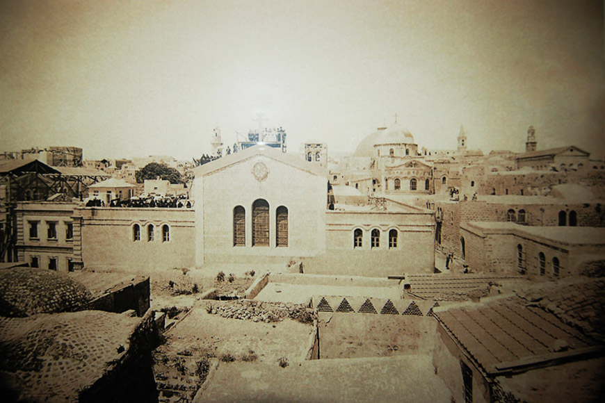 Общий вид на Александровское подворье 1896 г. Фото монаха Иосифа, wikimedia.org Общий вид на Александровское подворье 1896 г. Фото монаха Иосифа, wikimedia.org