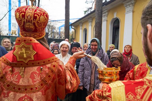 Престольный праздник в ктиторском храме Игоря Ашурбейли - храме Святой Елисаветы в Покровском-Стрешневе