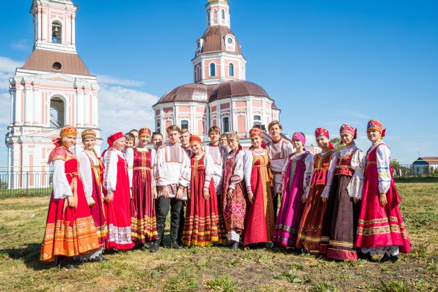 На празднике «Голос традиций» в селе Хирино На празднике «Голос традиций» в селе Хирино