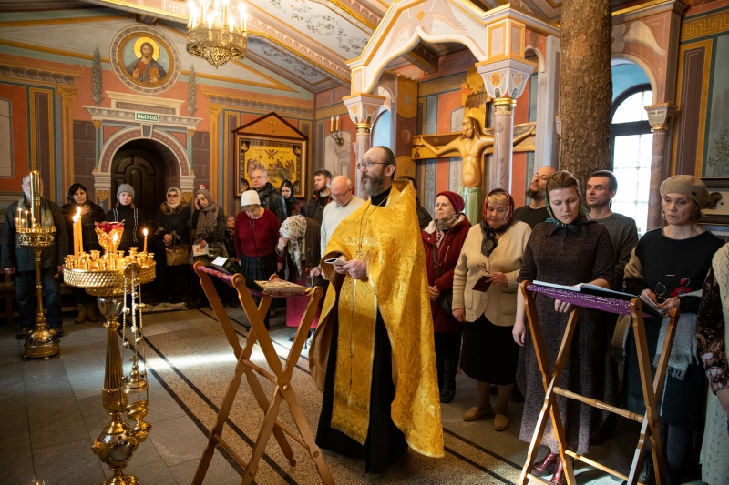 Молебен в честь преподобной мученицы Елисаветы в Обители Святой Елисаветы в Покровском-Стрешневе