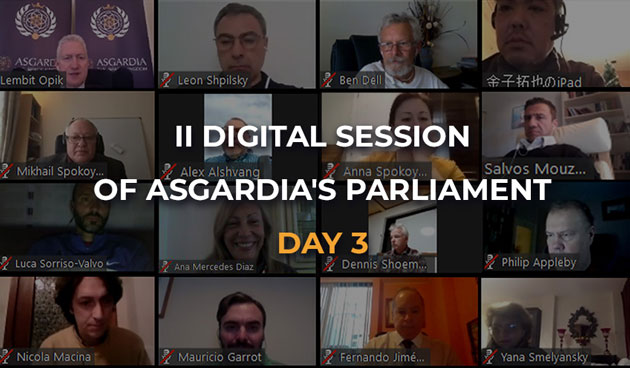 Третий день цифровой сессии парламента Асгардии