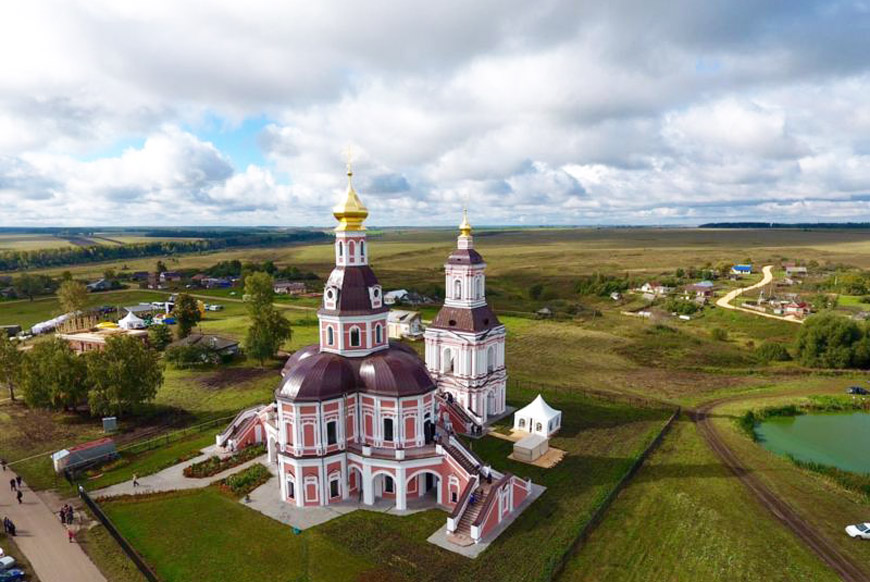 Храм в честь Усекновения главы Иоанна Предтечи в селе Хирино