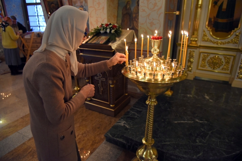 Крещенское архиерейское богослужение в Храме в честь Усекновения Честной Главы Иоанна Предтечи 19 января 2019 года