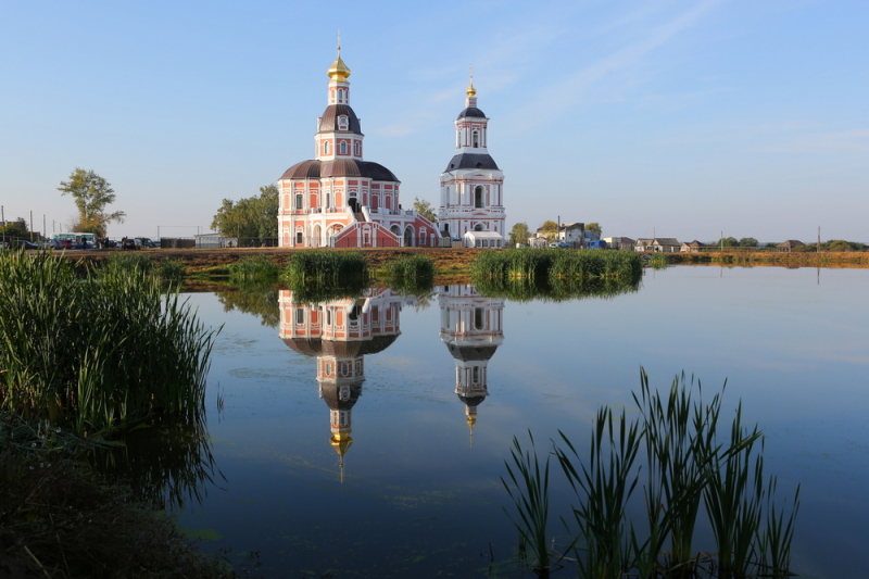 Храм в честь Усекновения главы Иоанна Предтечи в селе Хирино Шатковского района Нижегородской области