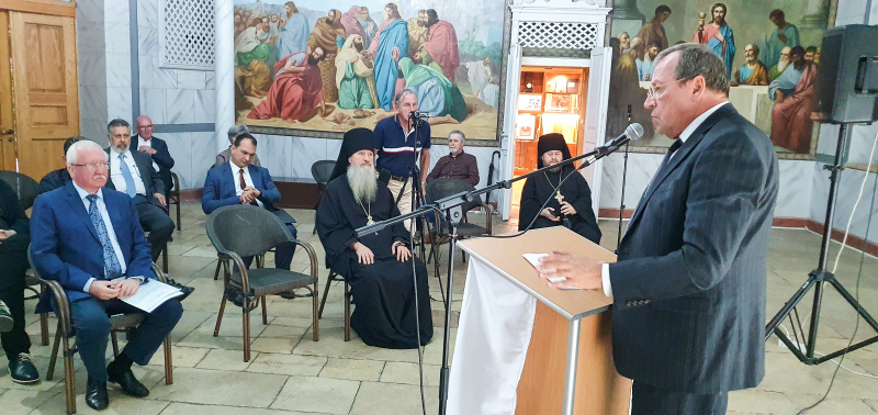 23 октября в знаменитом Царском зале (Народной трапезной) Сергиевского подворья прошла Конференция Императорского Православного Палестинского Общества. 2022 год