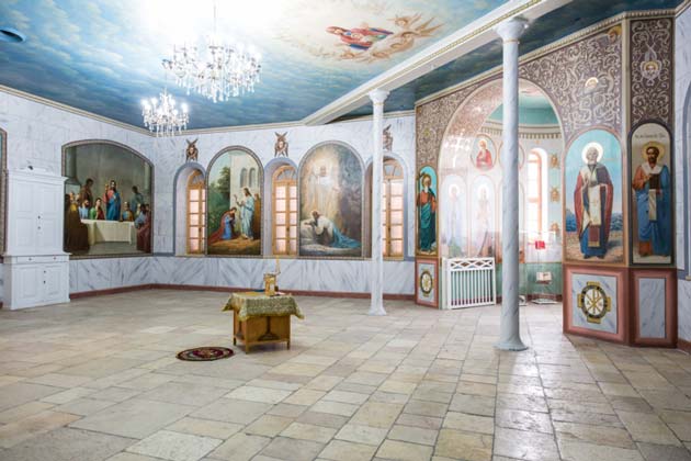 Трапезная Сергиевского подворья в Иерусалиме