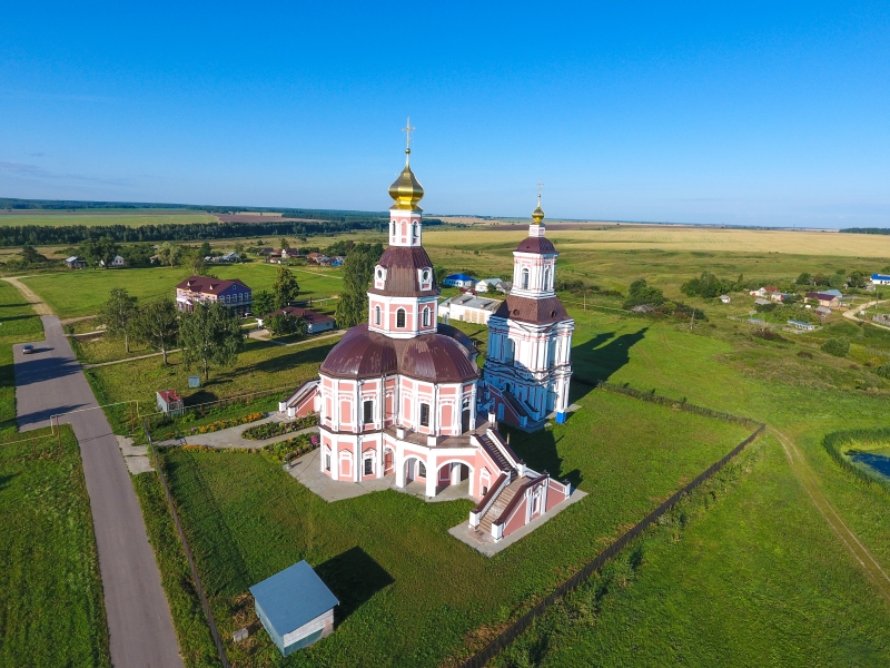 Село Хирино в Шатковском районе Нижегородской области, где реализуется проект «Социум-Поселения»