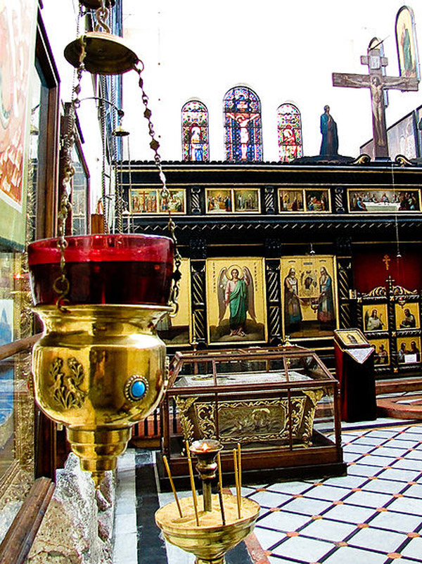 Церковь св. Александра Невского на Александровском подворье в Старом городе Иерусалима. Фото: wikimedia.org, Flavio@Flickr