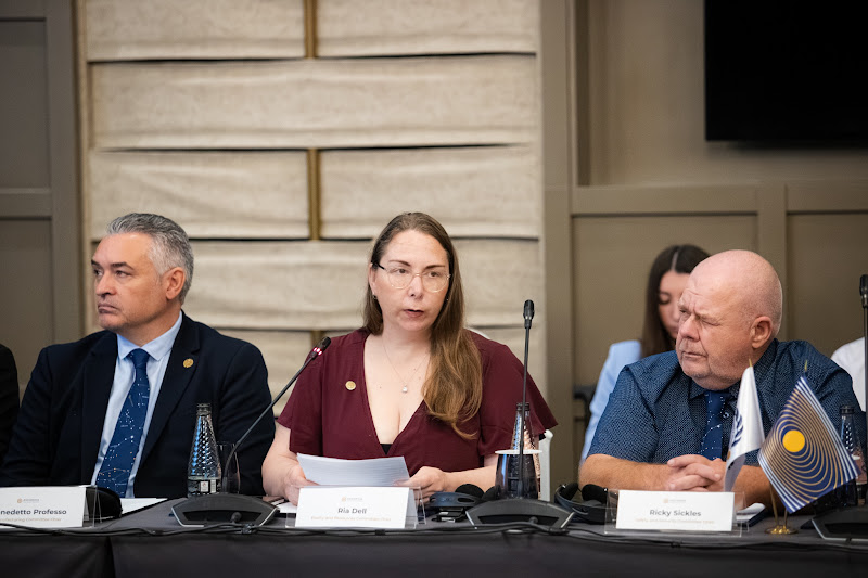 Председатель комитета промышленности Бенедетто Профессо, Председатель Комитета по активам и ресурсам Риа Делл, Председатель Комитета по безопасности Рики Сиклз