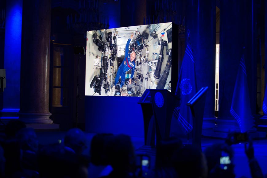 Видеообращение Олега Артемьева на церемонии инаугурации руководства Асгардии