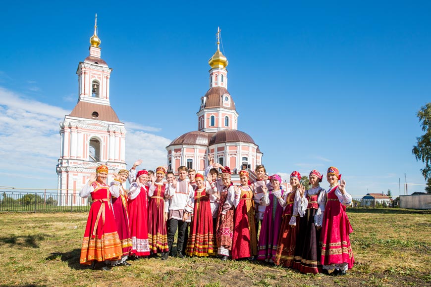 На празднике «Голос традиций» в селе Хирино