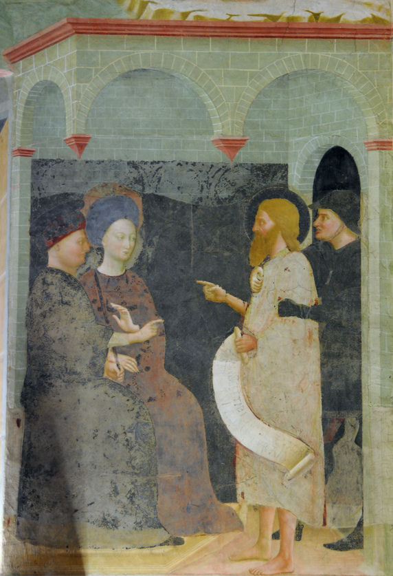 Иоанн Креститель обличает Ирода Антипу (Мазолино да Паникале, 1435). Фото: Википедия