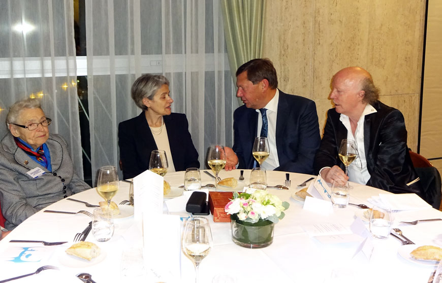 Торжественный ужин с участием генерального директора ЮНЕСКО Ирины Боковой
