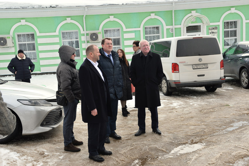 Встреча Игоря Ашурбейли с мэром города Арзамаса Александром Щёлоковым