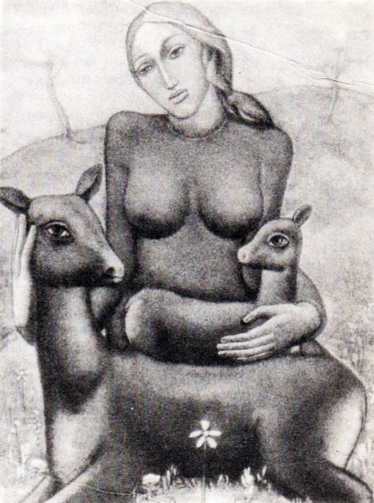Ясновидение. Рисунок Д. Хицишвили