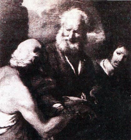 Апостол Павел исцеляет паралитика. Бернардо Строцци (1581-1644)