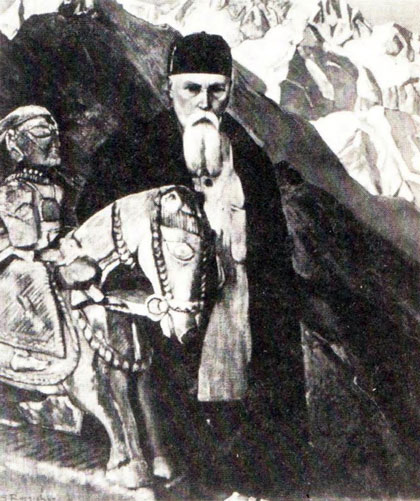 c. Н. Рерих. Портрет Николая Рериха.1936