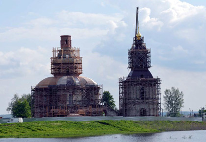 Предтеченский храм села Хирино в лесах