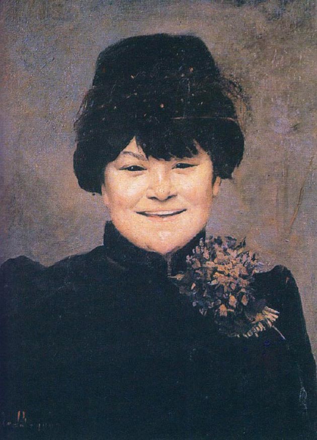 Три улыбки. Женщина. 1883.