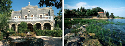 Паломнический центр на берегу Галилейского моря – в Табхе