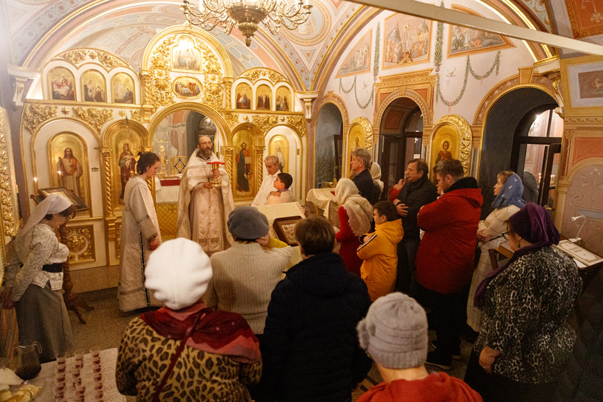 Праздник Рождества на патриаршем подворье храма Святой Елисаветы в Покровском-Стрешневе