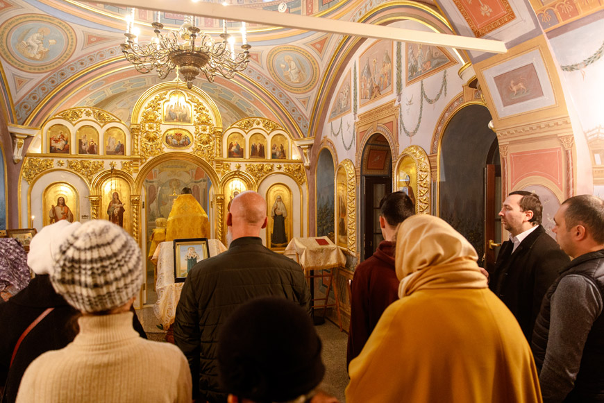  Литургия в храме Святой Елисаветы в Покровском-Стрешневе